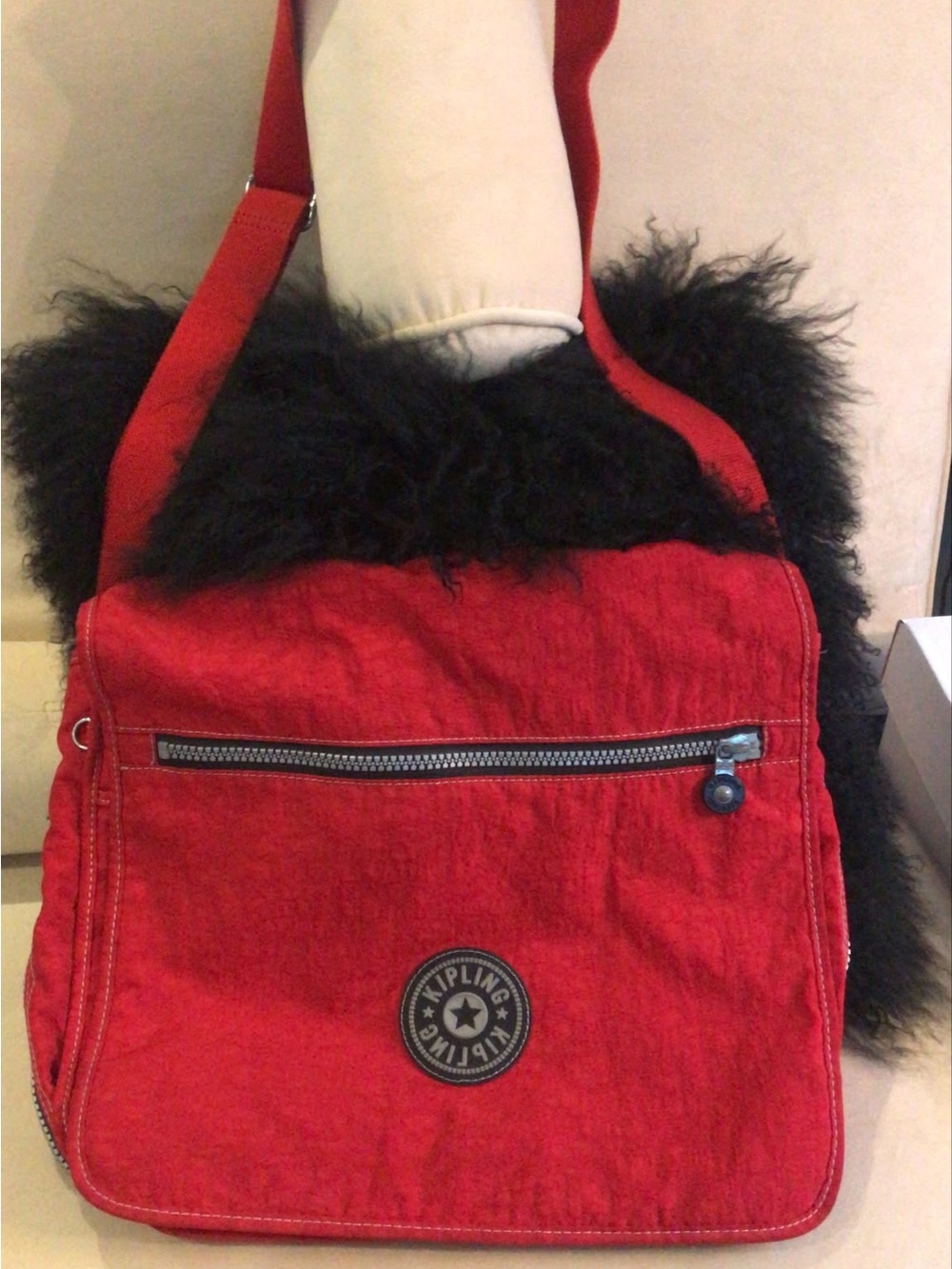 Kipling Red Crossbody Bag
